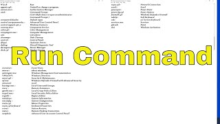 50 Windows 10 Run command everyone should know [upl. by Ayrb91]