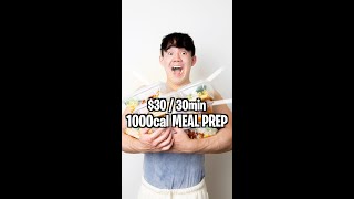 1000 Calorie MEAL PREP Only 3030min🍝 Fitness Recipe [upl. by Cowles]