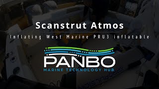 Panbo Presents Scanstrut Atmos inflating a West Marine PRU3 inflatable boat [upl. by Enitram]