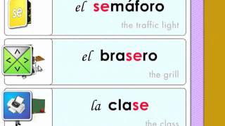 OnlineFreeSpanish  Las sílabas sasesisosu  Syllables [upl. by Notla]