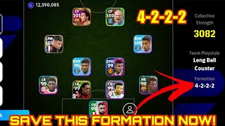 How to get 4222 formation in efootball 2024  4222 formation in pes  424 formation in efootball2024 [upl. by Muldon]