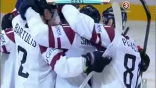 Latvia vs Germany IIHF 2012 [upl. by Mallory]