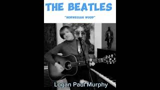 The Beatles quotNorwegian Woodquot Guitar cover by Logan Paul Murphy ❤️💙 [upl. by Ymia]