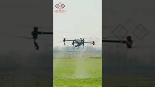 ఈ డ్రోన్ తో ఒక్క గంటలో 10 ఎకరాలకు మందు  drone agriculture shorts  Agmarks [upl. by Akeem]