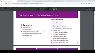 Oral pathology 2 lec 1 odontogenic cysts and tumors part 1Dr Alaa omar [upl. by Boyden]