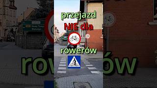 Przejazd niby dla rowerów tylko te zakazy po obydwu stronach [upl. by Atnahs817]