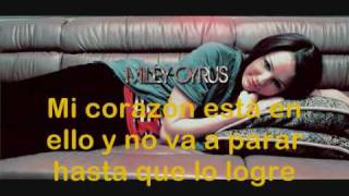 Miley Cyrus Dont Walk Away En Español [upl. by Gnep]