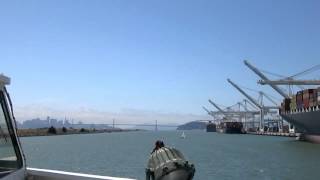 Oakland SF ferry movie 01 [upl. by Bettye]