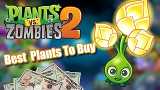 Which Plants Should You Buy  Best Premium Plants in Plants vs Zombies 2 [upl. by Ahtis]