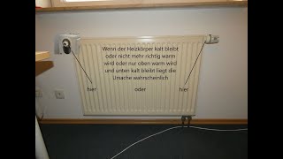 Heizung  Heizkörper richtig entlüften Anleitung Tutorial Heizung wird nicht richtig komplett warm [upl. by Ahsinauq]