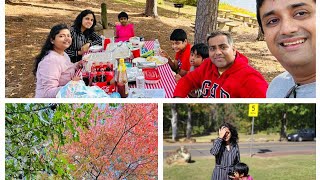 Picnic at Daingerfield State Park  A glimpse of fall season in US  fallseason texas [upl. by Nicolau421]