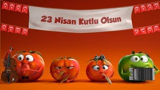 Yeni Tatlı Domatesler 23 Nisan Reklamı  Tatlı Domatesler 23 Nisan Kutlamalarına Katıldı [upl. by Lalitta817]