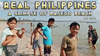 A Glimpse Of BASECO BEACH At 2pm  Port Area Manila Philippines 4k [upl. by Yenaled]