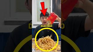 Dlaczego frytki McDonalds smakują tak dobrze 😲 shorts viral [upl. by Anomar]