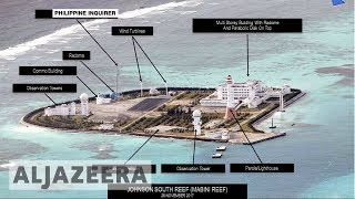 🇵🇭 Pictures show China militarisation of Spratly islands [upl. by Ahras661]