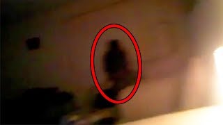 13 Creepy Shadow People Ghosts Caught on Tape [upl. by Ahsirek215]