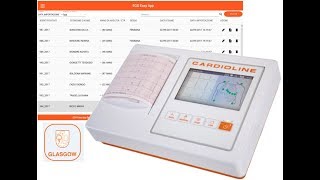 ECG100L CARDIOLINE TUTORIAL ENG [upl. by Anet]