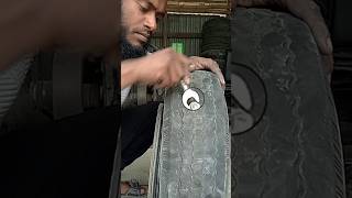 Tyre screw bar Kora viralshort shortsvideo tyrescrewcar tires rajutyreripiarig120 [upl. by Zitah]