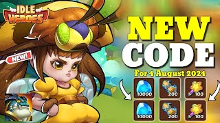 NEW IDLE HEROES REDEEM CODES 4 AUGUST 2024  IDLE HEROES AUGUST CODES  IDLE HEROES CODE [upl. by Yecies]