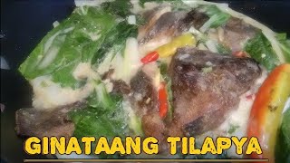 SARAPGINATAANG PRITONG TILAPYA WPITCHAY PINOY RECIPE ginataangtilapia petchay pinoyfood [upl. by Lupe]