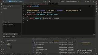 CE 24  25  GIT  Branches merges y escenas de Unity [upl. by Anairam486]