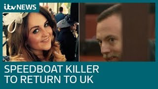 Speedboat killer Jack Shepherd to return to the UK  ITV News [upl. by Ahseret]