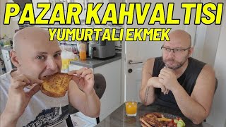 PAZAR KAHVALTISIYUMURTALI EKMEK pazarkahvaltısı yumurtalıekmek kahvaltı fypシ゚viral fyp vlog [upl. by Acillegna]