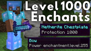 How To Get Level 1000 Enchantments in Minecraft 121 [upl. by Tevlev]