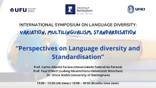 “Perspectives on Language diversity and Standardisation” panel [upl. by Yenffit758]