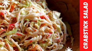 Crab Meat Salad Japanese  Asian style [upl. by Dallas]