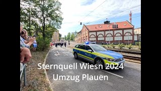 Plauen Sterquellwiesn 2024 Festumzug [upl. by Trovillion]