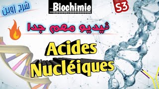 Biochimie en Arabe Acides Nucléiques en Arabe ڤيديو مهم SVI S3 [upl. by Monaco807]