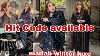 Maria B new Luxury Winter Collection with price [upl. by Ettezel]