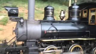 Steam up on Ken Kegys 15quot gauge railroad pt 1 5726 [upl. by Nylesoj]