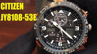 Citizen EcoDrive Promaster Skyhawk AT Solar Atomic Watch JY810853E [upl. by Oribelle]