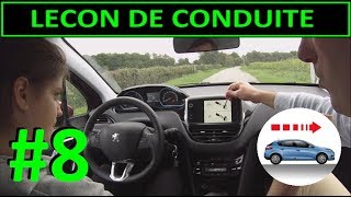 Leçon de conduite 8 DEUXIEME Leçon  Démarrer Arrêter une voiture [upl. by Hanae]