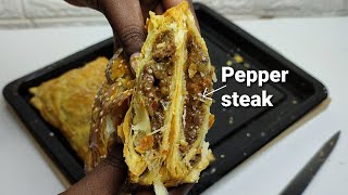 How To Make The JUICIEST Pepper Steak Pie  Wanna Cook [upl. by Sucramrej]