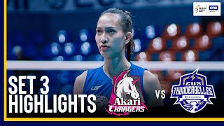 AKARI vs ZUS COFFEE  SET 3 GAME HIGHLIGHTS  202425 PVL ALLFILIPINO CONFERENCE  NOV 14 2024 [upl. by Atineg]