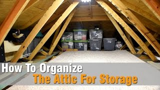 How to organize the attic for storage [upl. by Enerak183]