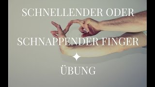 Ergotherapie Handtherapie Übungen bei schnappender Finger  schnellenden Finger [upl. by Acenes]