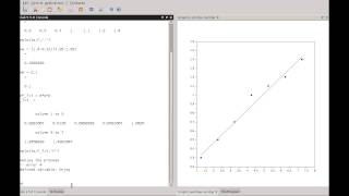 Exporting a graph in Scilab [upl. by Joane]