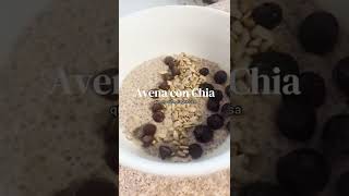 AVENA CON CHIA COCIDA para Bajar de Peso  Receta de Desayuno Saludable [upl. by Groh317]