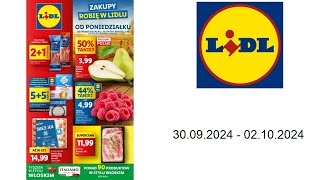 Gazetka Lidl PL  30092024  02102024  Od poniedziałku [upl. by Hoppe]