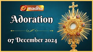 🔴 LIVE  7 December 2024  Adoration 1100 AM  Madha TV [upl. by Aiekan]