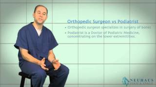 What is the Difference Between a Podiatrist and an Orthopedic Surgeon [upl. by Lainad]