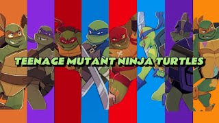 Tmnt12 x rottmnt Teenage Mutant Ninja Turtles theme songs tmnt rottmnt aicover [upl. by Almap31]