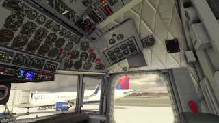 MSFS2020 VR PMDG DC6B KBOS to KATL [upl. by Remat]