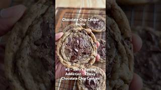 Chocolate Chip Cookie Battle  3 baking cookies chocolatechipcookies recipe bakingcookies [upl. by Isabella]