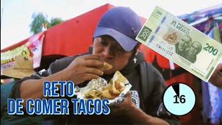 RETO el que coma 5 TACOS en 3 minutos GANA  BIRRIERIA LA CHINA POBLANA [upl. by Ayikal315]