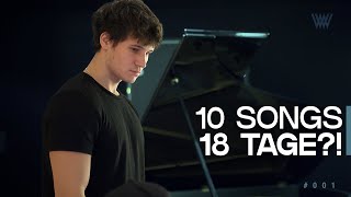 10 SONGS in 18 TAGEN Wincent Weiss AlbumVLOG 001 [upl. by Ahsiya599]